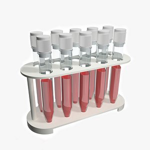 3D model test tube