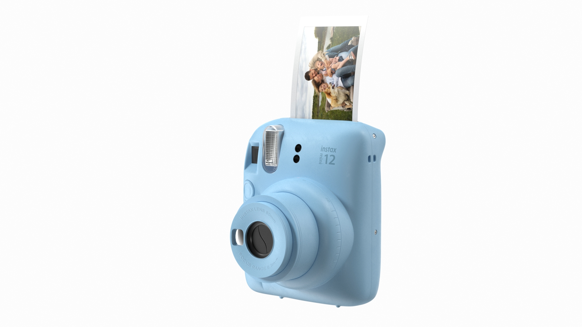Fujifilm Instax Mini 12 Instant Camera with Case, Decoration (Pastel Blue)