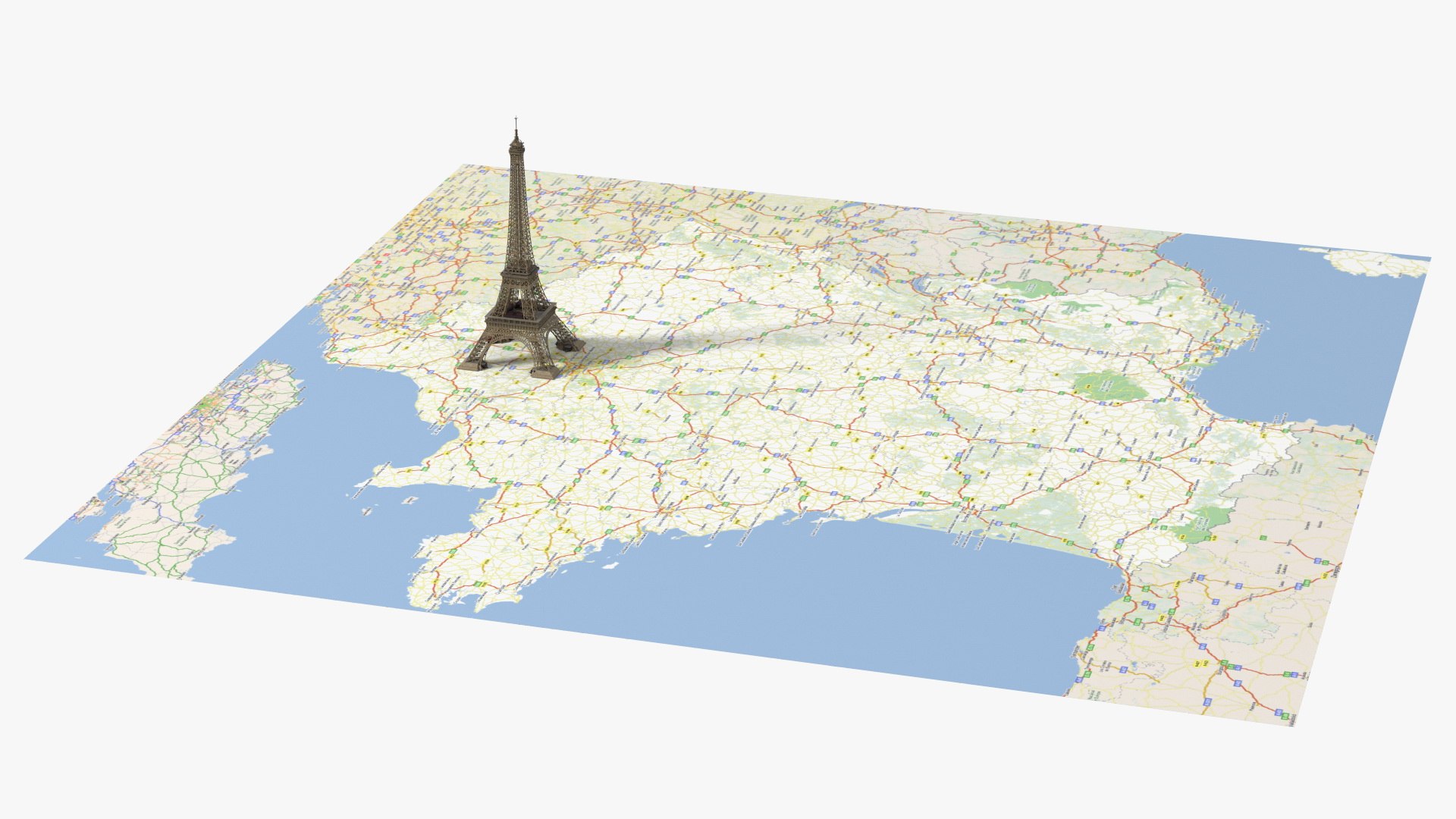 3D Monuments with Maps Collection model - TurboSquid 1919909