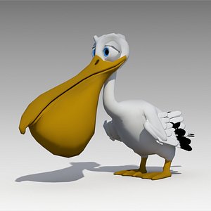 Pelican Toon Animated