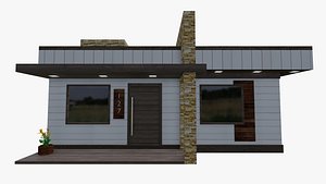 Modern House - Interior - Low Poly