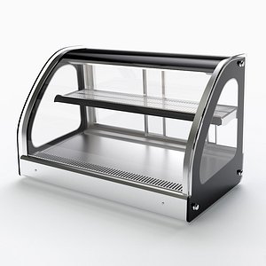 3D model vollrath refrigerated curve drop-in