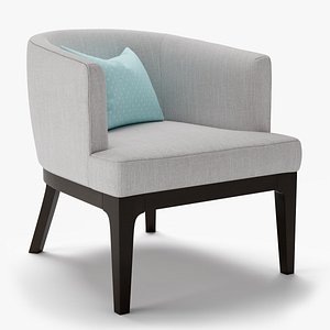 armchair oliver chair 3D model