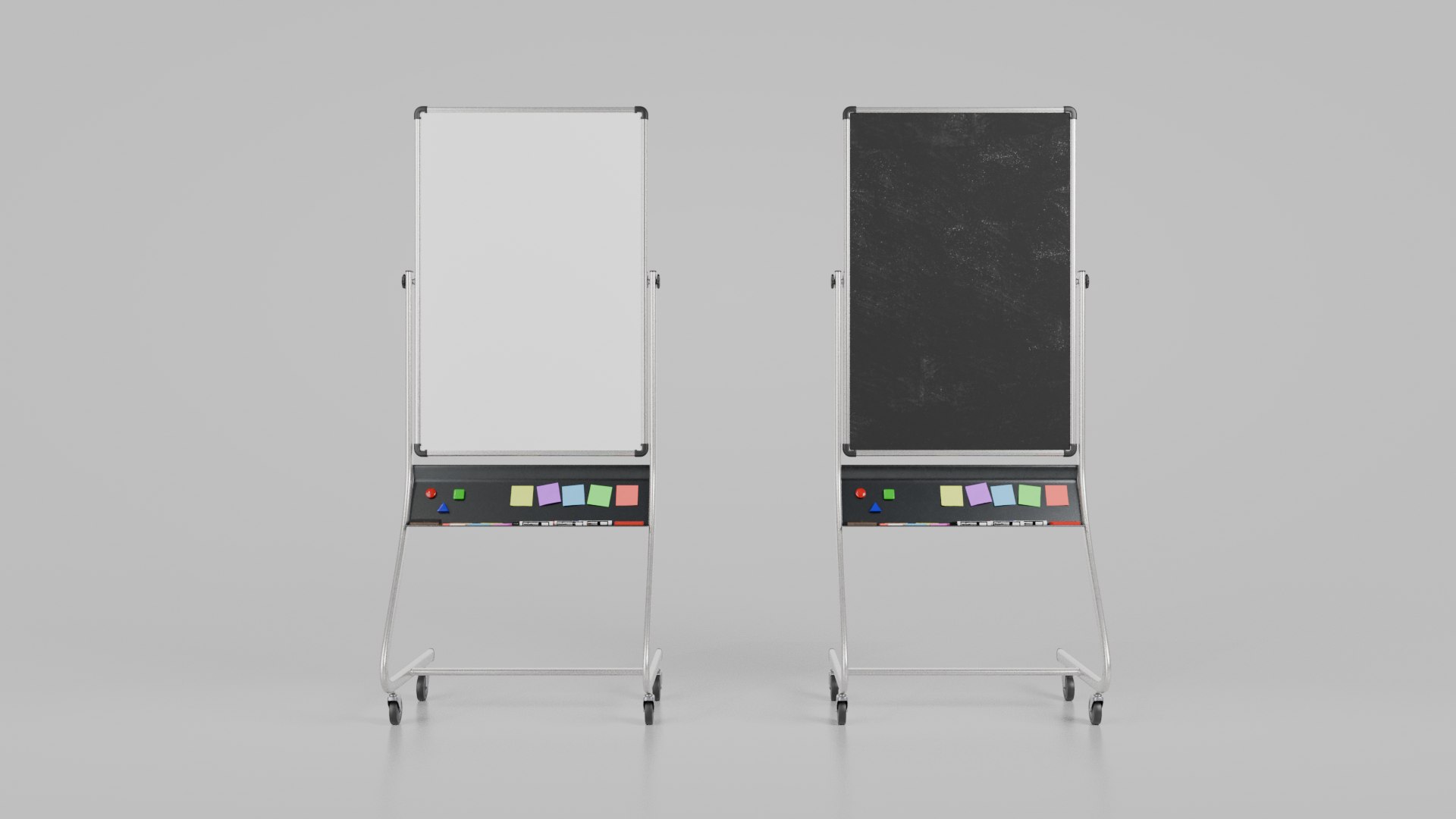Dual-Sided Metal Writing Board - Customizable Tall Whiteboard and Chalkboard 3D model https://p.turbosquid.com/ts-thumb/PF/Oj2CkH/A2/r_11/png/1746393872/1920x1080/fit_q87/ac193049ea0ee3f4f16bd3746ccd2d0d0ec0b59d/r_11.jpg