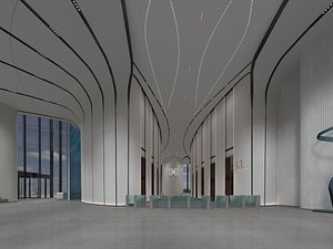 3D Lobby 4 model