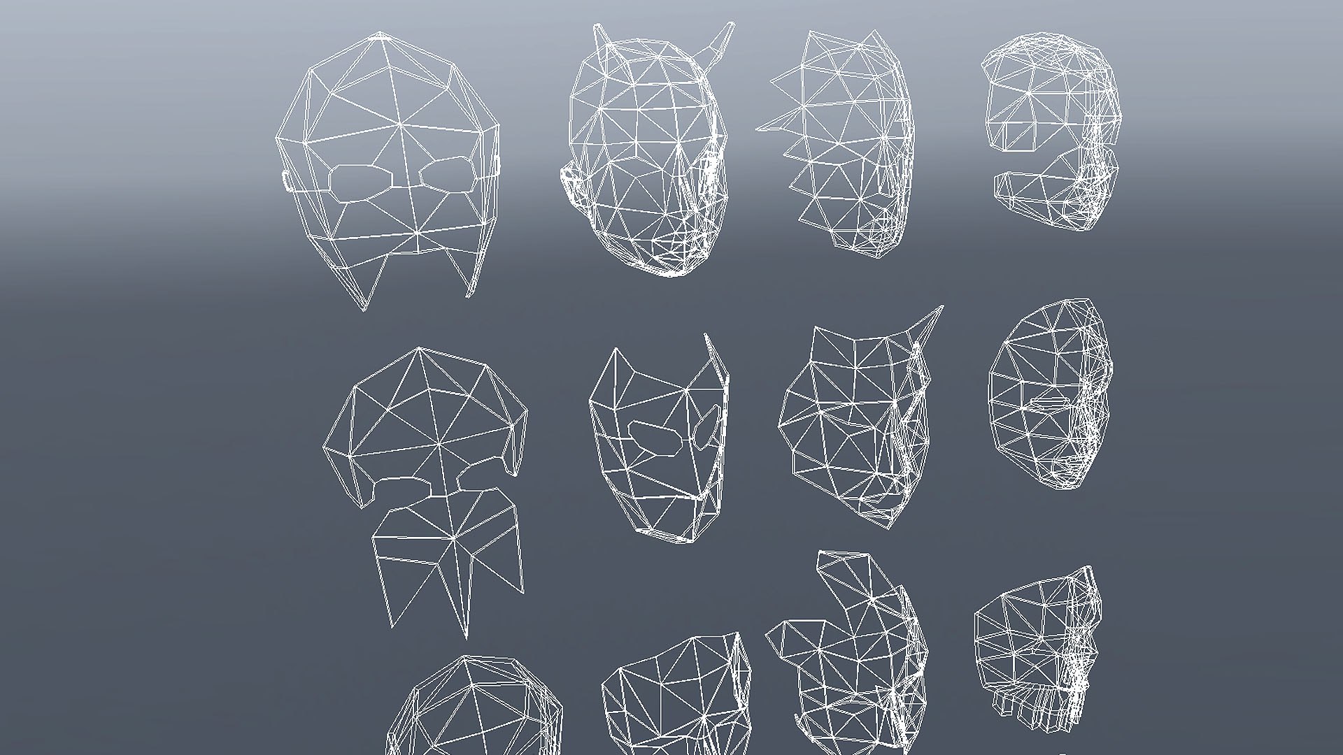 Set Masks Model - TurboSquid 1709127