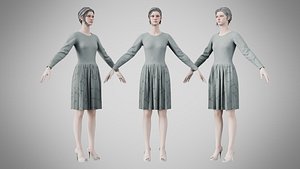 Dress 05 Philippine Gray With Design