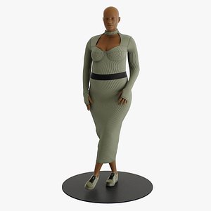 3D RBK Cardio B Dress Mannequin model
