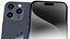 iPhone 15 Pro Max Blue Titanium 3D