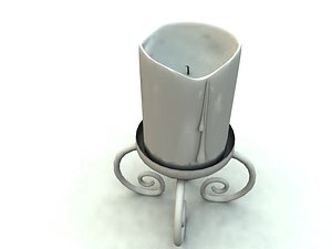candle bryce vue 3d model