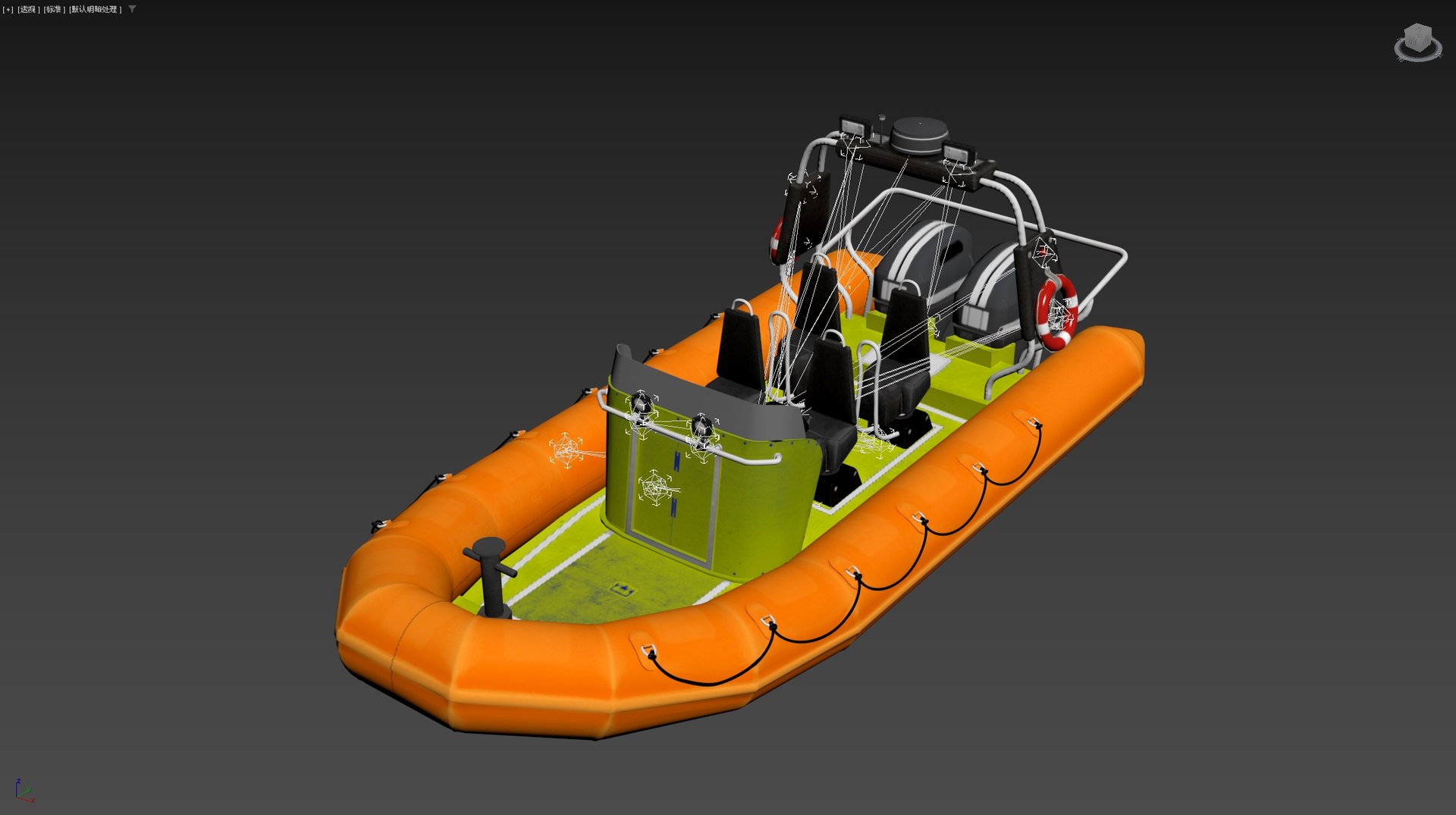 Rescue Boat 3D Model - TurboSquid 2429297