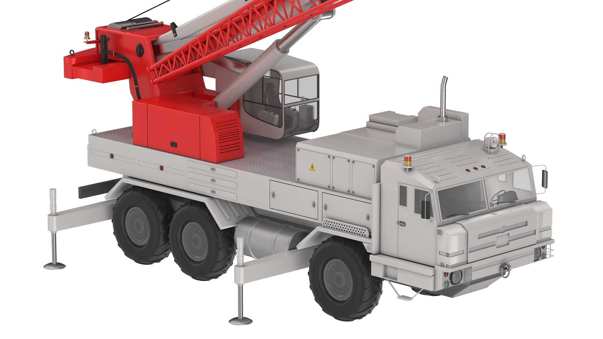 Compact Mobile Crane With Load 3D Model - TurboSquid 2258860