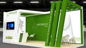 3D stall booth