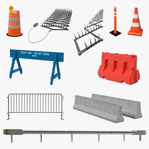 Road Barriers Collection 6