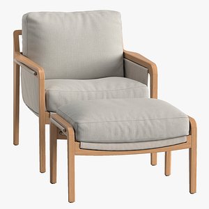 Alice Lounge and Ottoman