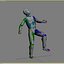 crash test dummy - 3d model