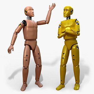 crash test dummy - 3d model