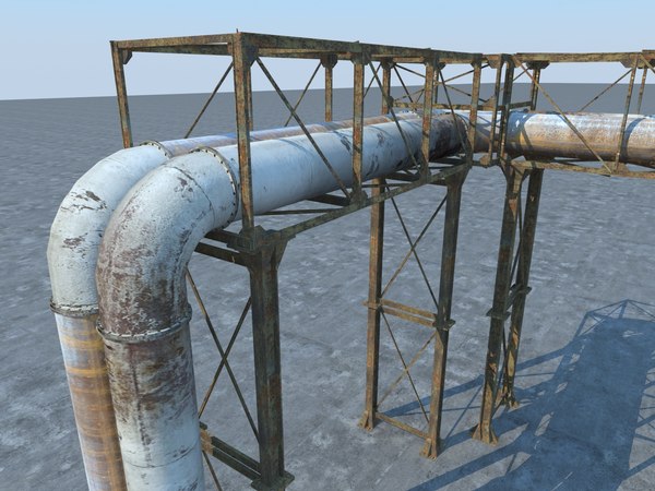 Pipeline Industrial Modelo 3D - TurboSquid 892775