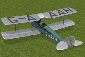 haviland gipsy moth 3d lwo