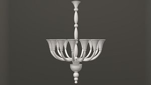 chandelier lamp bulb 3D model