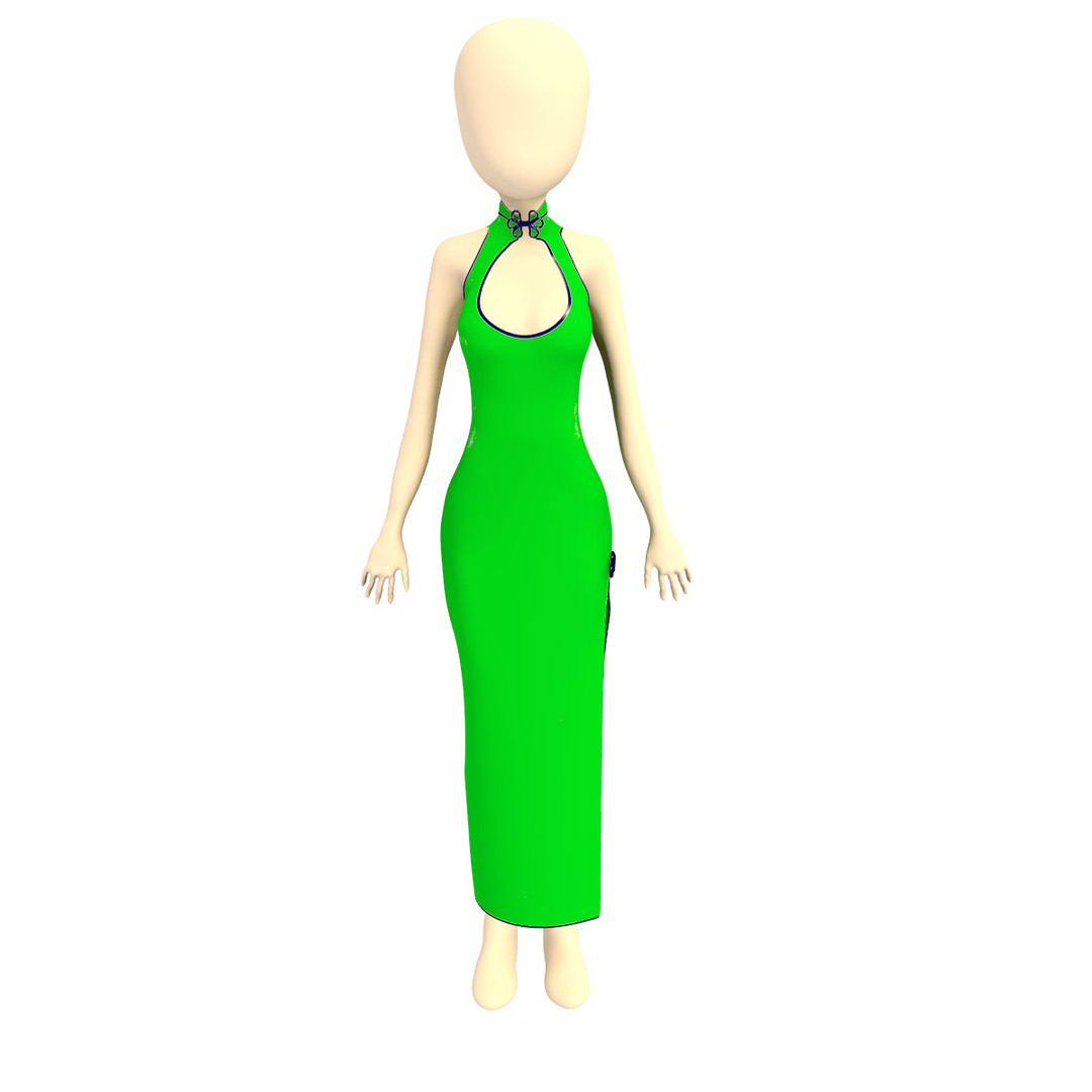 Long Formal 2 Asian 3D Model - TurboSquid 1295422