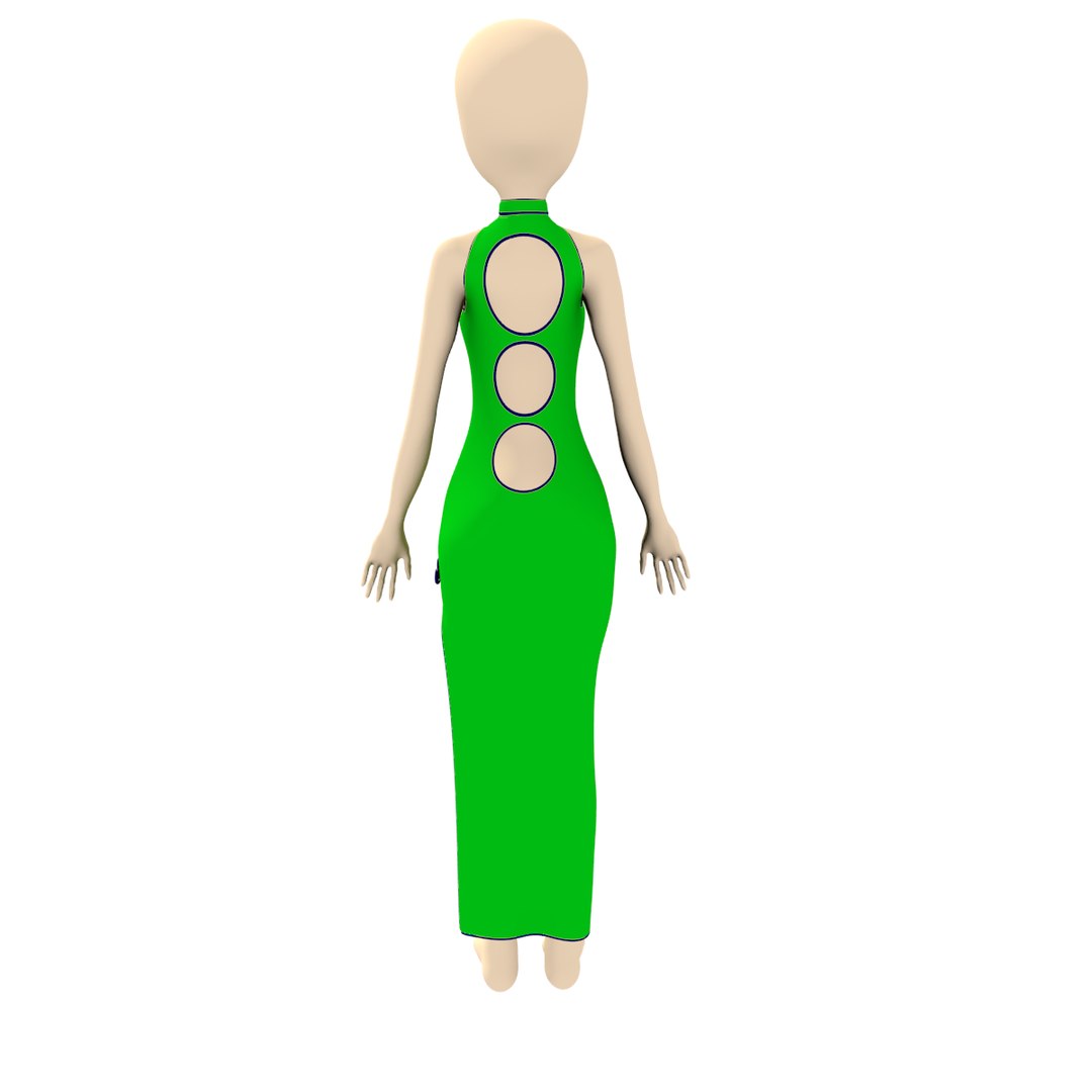 Long Formal 2 Asian 3D Model - TurboSquid 1295422