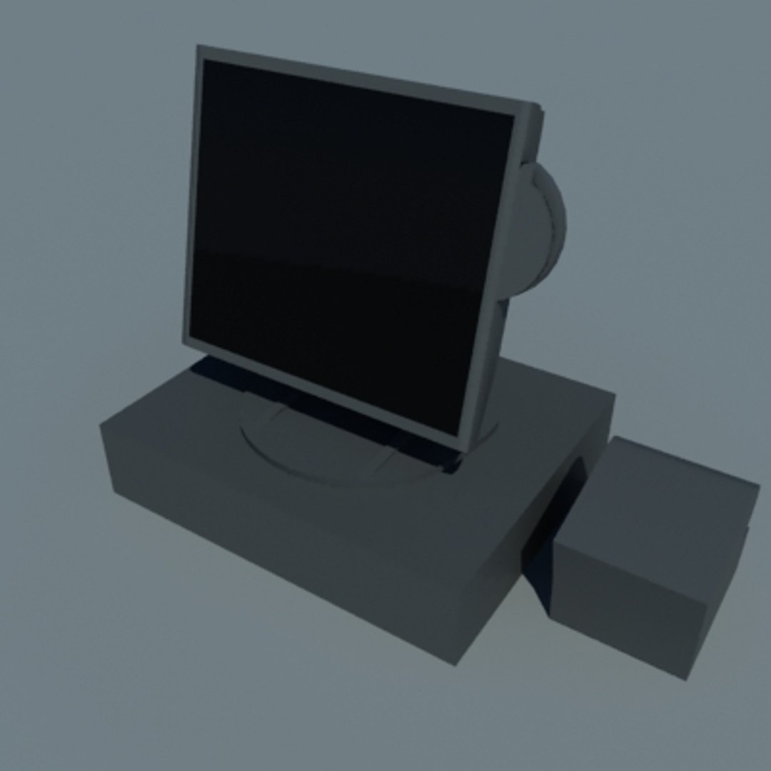 Point Cash Register 3d Dwg