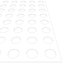 Perforated panel with 28 percent opening 25O68
