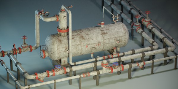 pbr industrial separator 3D model