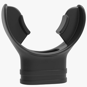 3D Snorkel MouthPiece model
