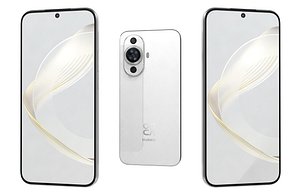3D Huawei Nova 11 White Low Poly model