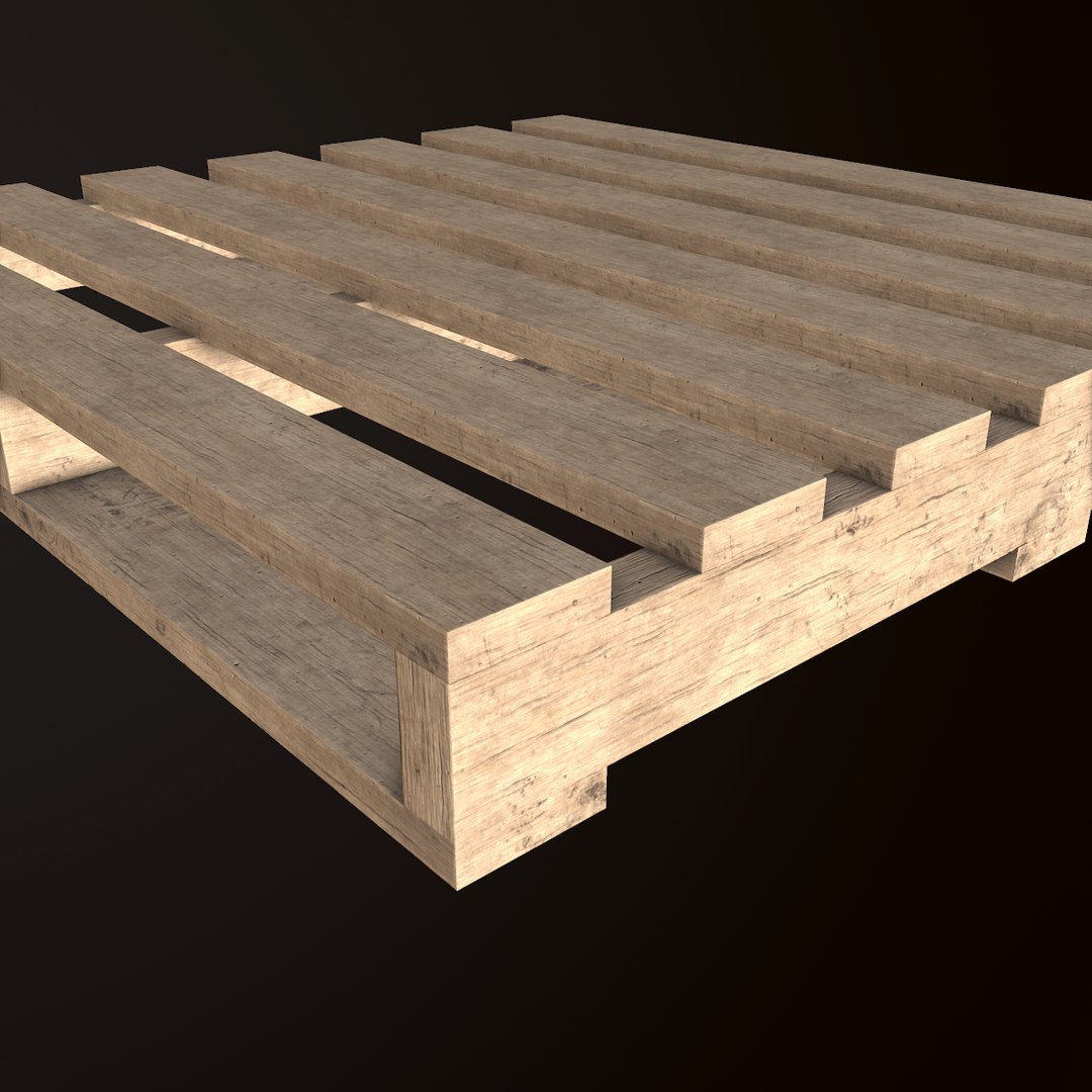 3D pbr ready shipping pallet model - TurboSquid 1238317