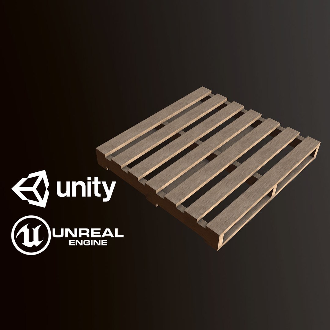 3D pbr ready shipping pallet model - TurboSquid 1238317