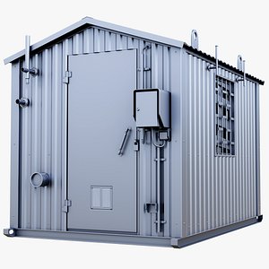 Industrial Gas Station Highpoly