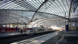 Architectural Design Rail Way Station Concept model