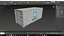 Contenedor de carga MAERSK 20 modelo Low-poly 3D