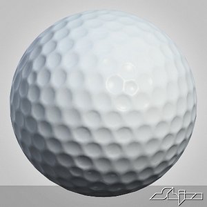 3ds max golfball golf ball