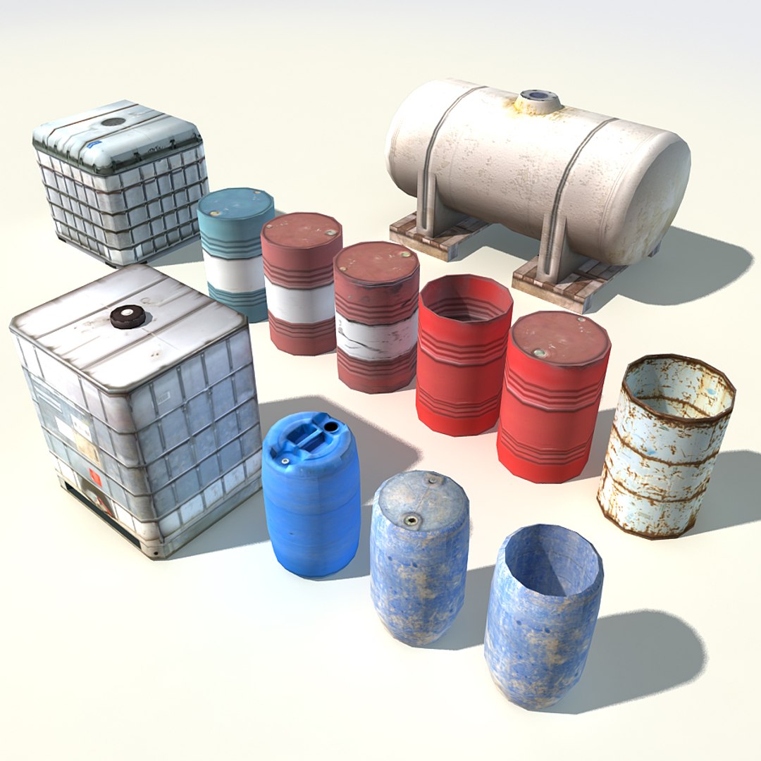 3d Water Liquid Tanks