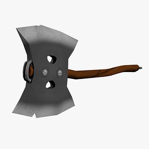 Two-handed ax 3D