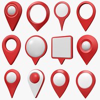 Location Sign Collection 12 in 1