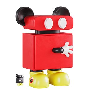 Childrens bedside table Mickey 02