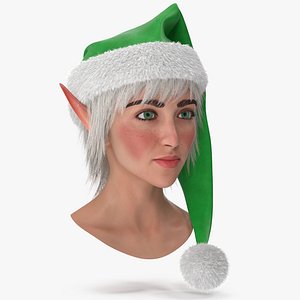 Christmas Elf Female Head 6