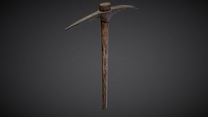 Railroad Pickaxe 3D model