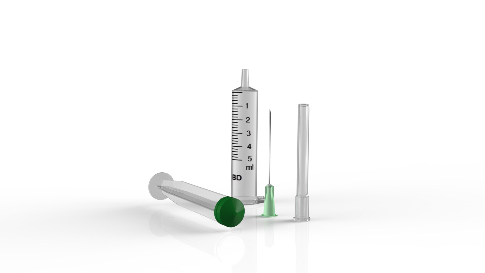 3D syringe medical model - TurboSquid 1696414