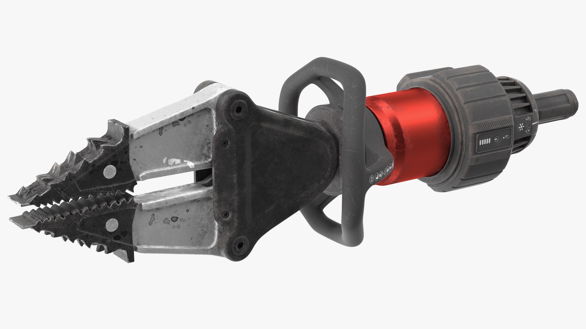 Cordless Handheld Spreader Tool Dirty Rigged 3D model preview