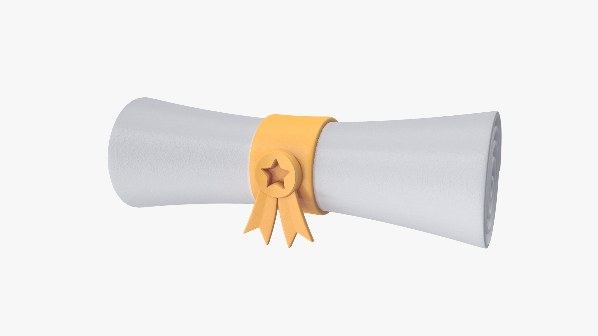 Certificate Scroll 3D Model TurboSquid 2422536