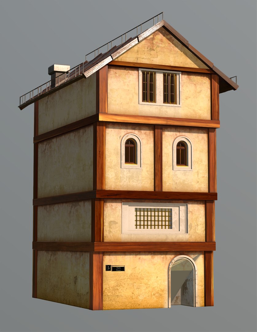 3D Fantasy House Medieval - TurboSquid 1335546