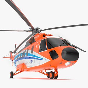 Russian Cargo Helicopter Gazprom MI-171 A3