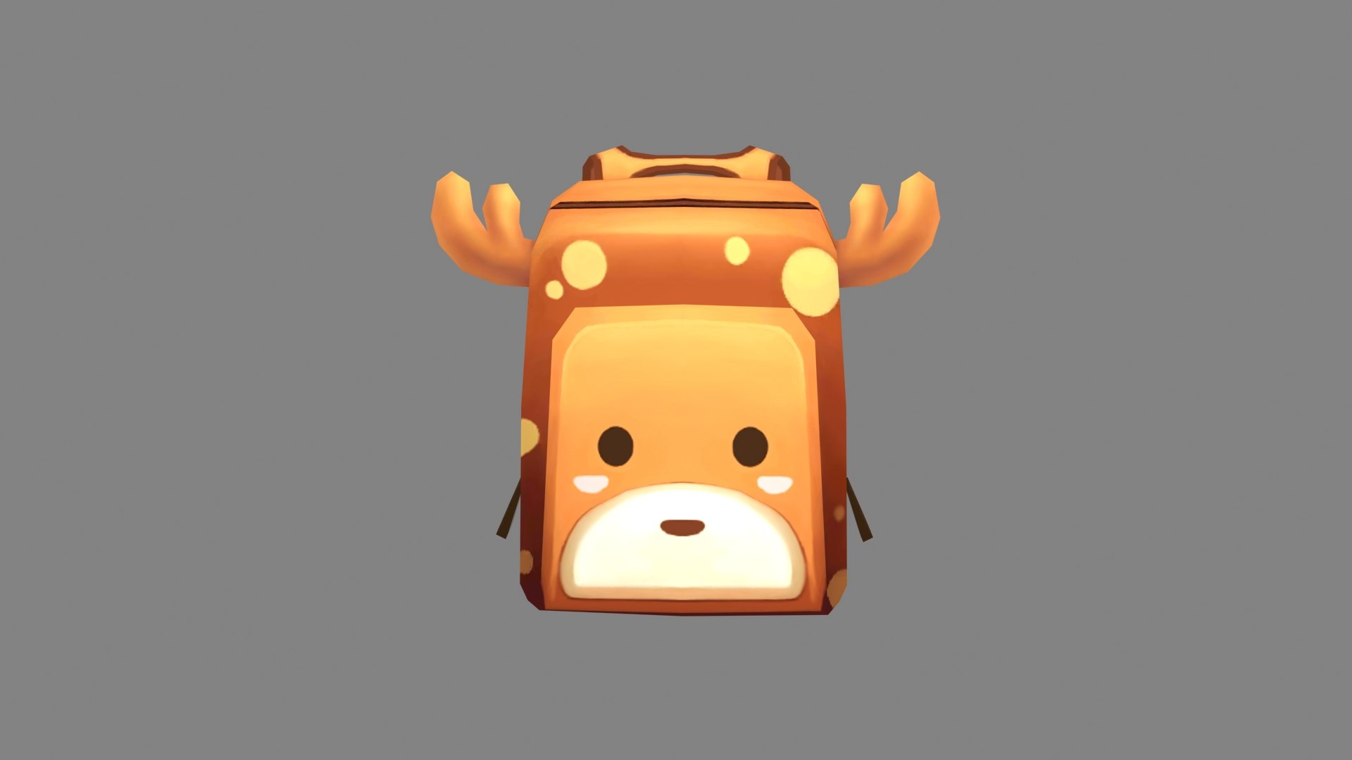 3D Cartoon children school bag - elk backpack model https://p.turbosquid.com/ts-thumb/PG/ehHNfm/GF/wqs_bao02a_2/jpg/1661835692/1920x1080/fit_q87/aa551e972b7858254e6df5f324071bed39013c94/wqs_bao02a_2.jpg