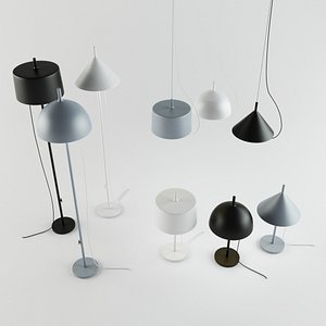 floor lamp 3d obj